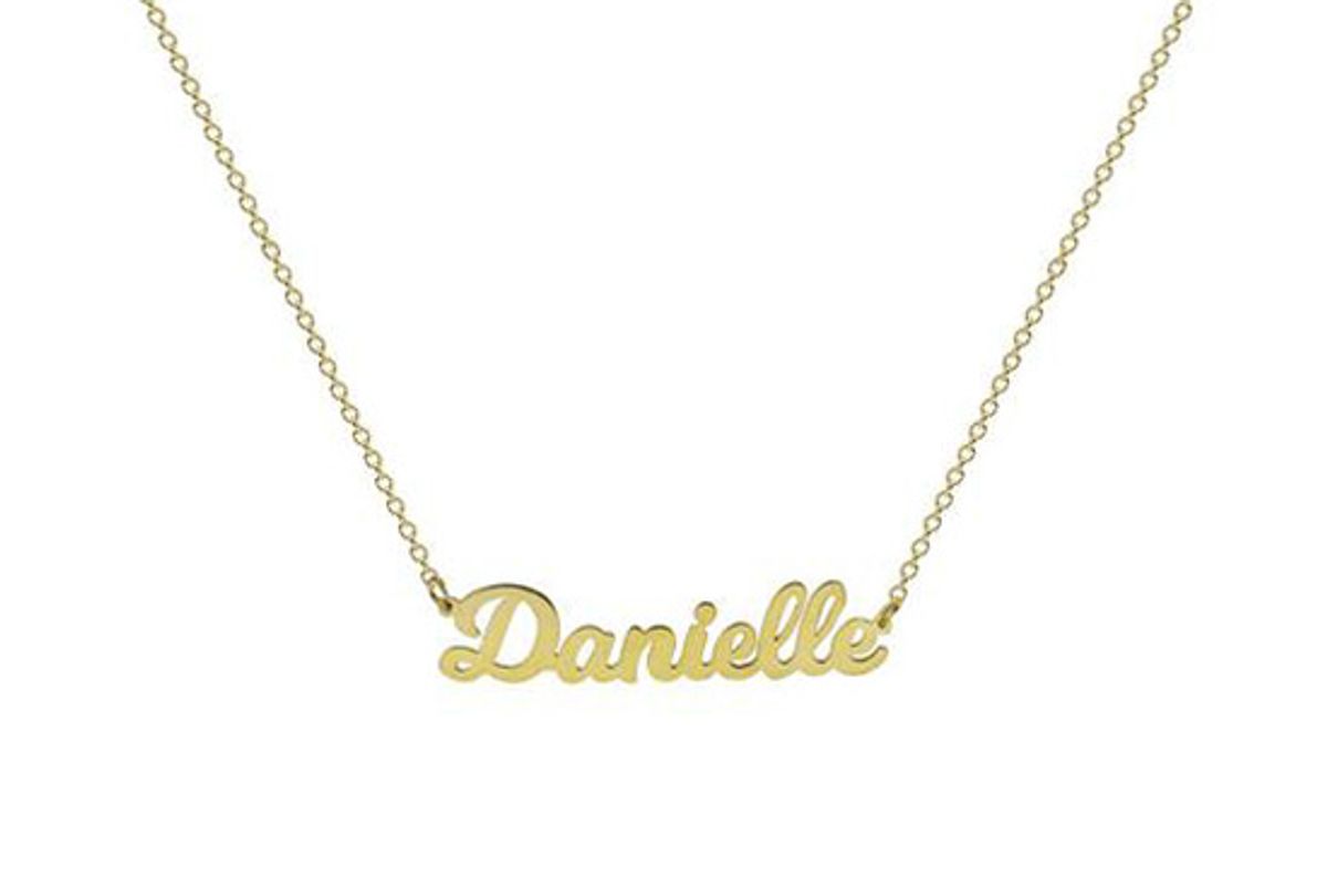 the m jewelers the nameplate necklace
