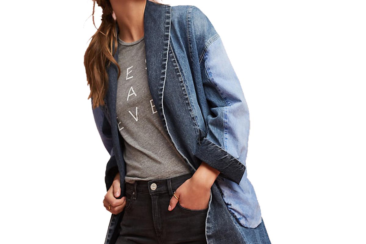 Jadira Denim Kimono Jacket