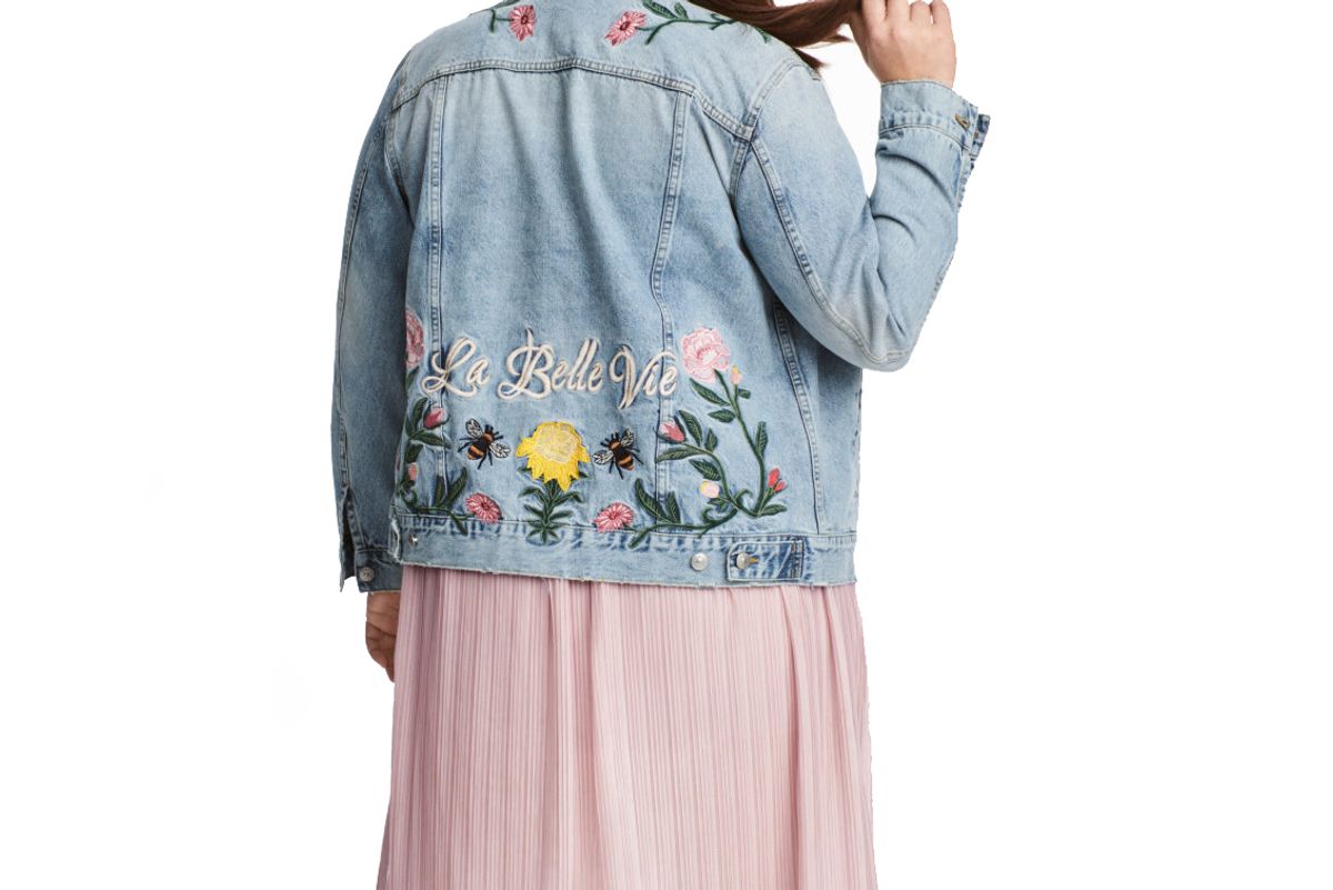 Embroidered Denim Jacket