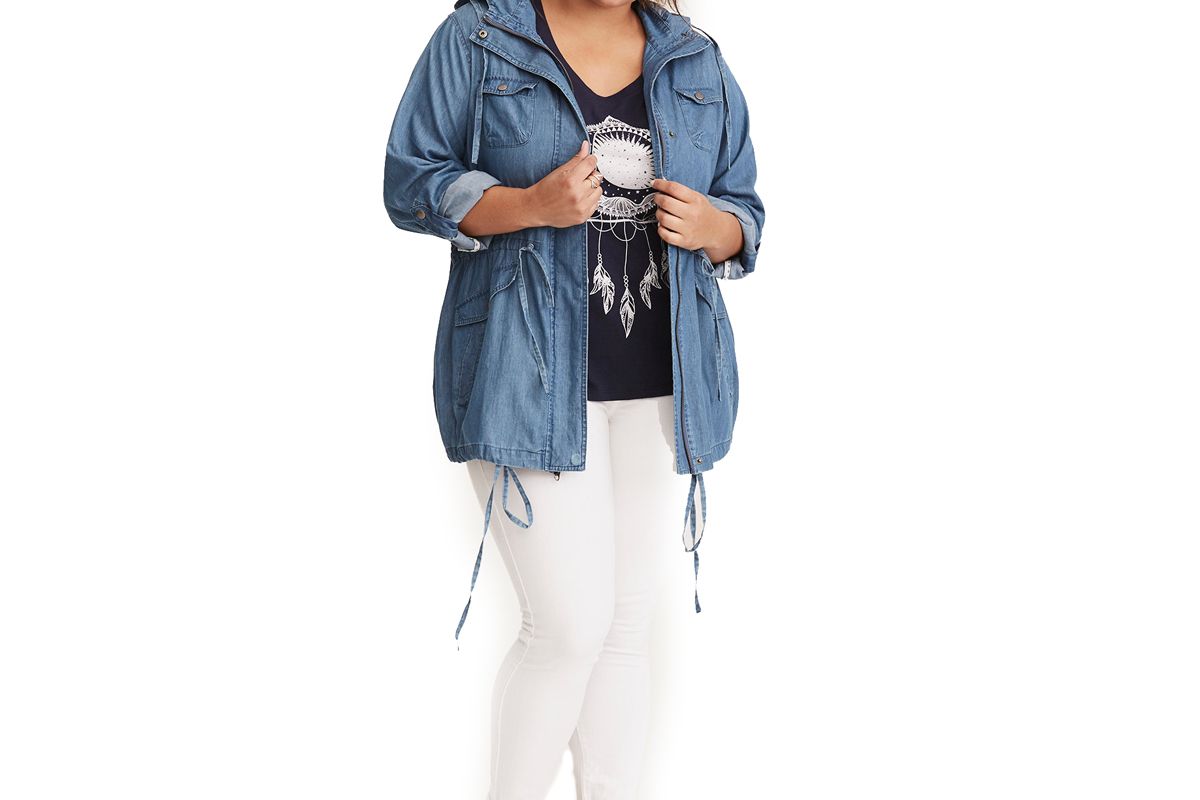 Chambray Anorak Jacket