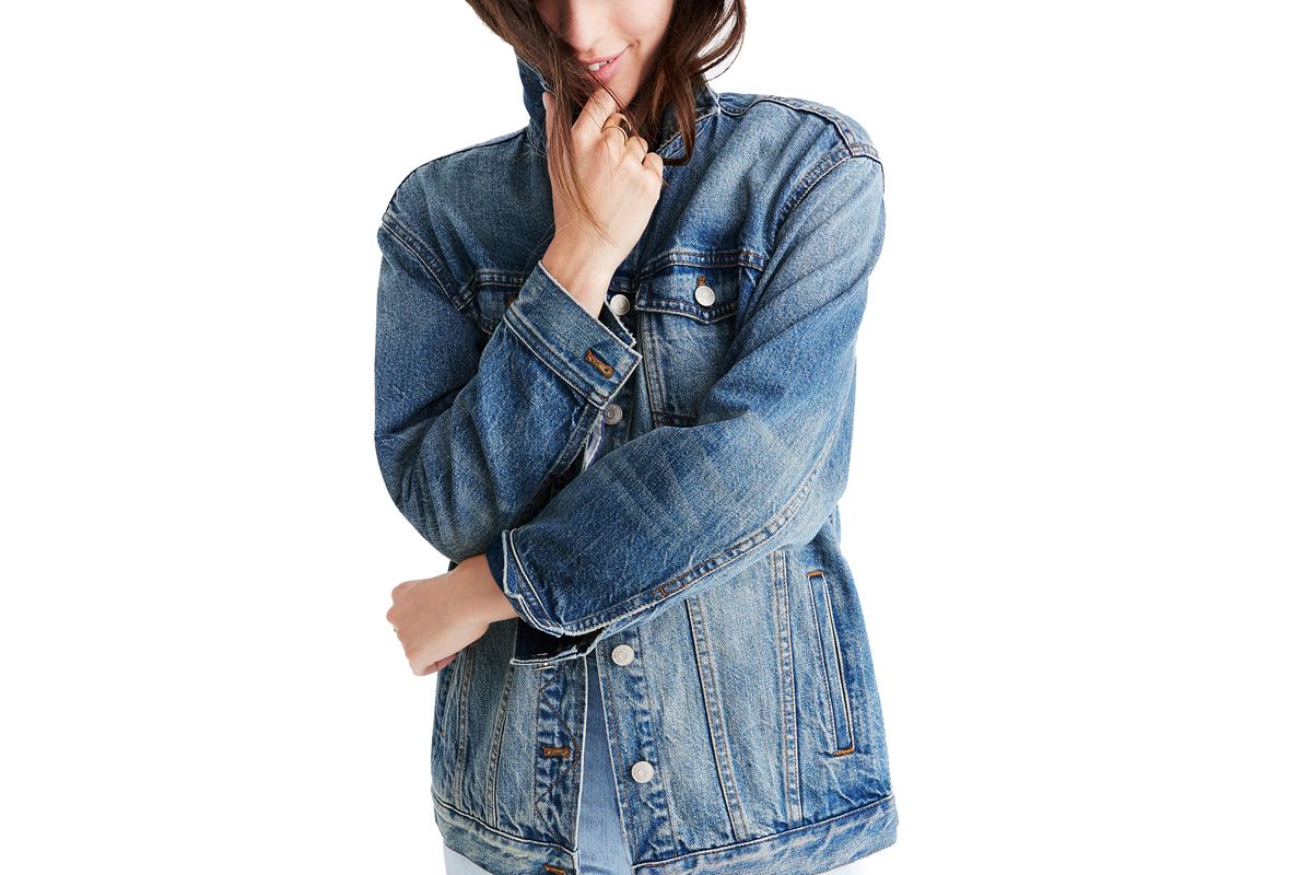 The Oversized Jean Jacket in Capstone Wash