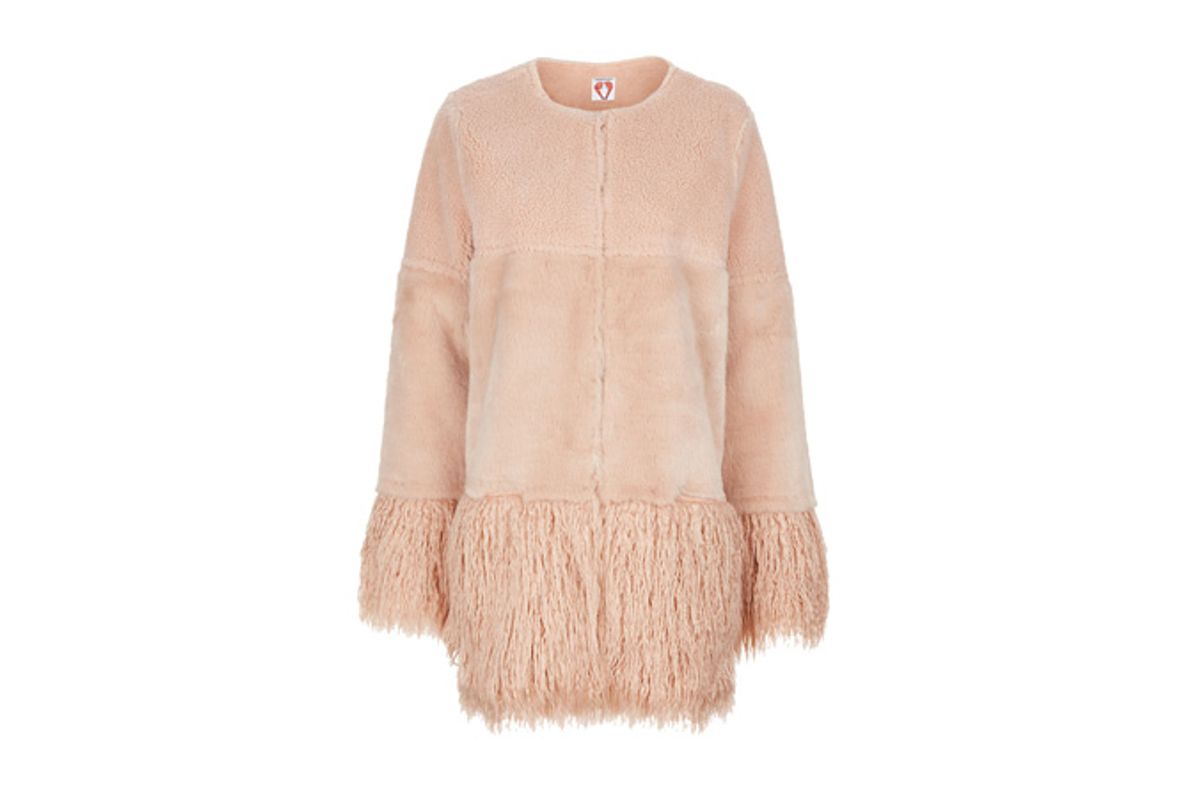 Blush Faux Fur Porgie Coat