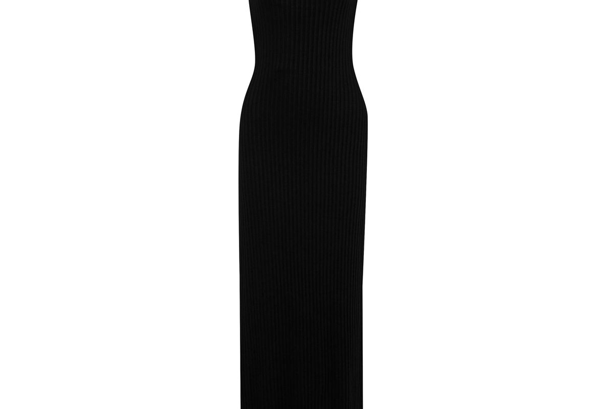 the range ribbed knit maxi dress