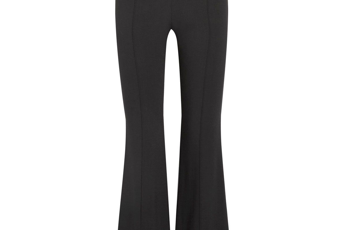 Beca Stretch-Crepe Flared Pants