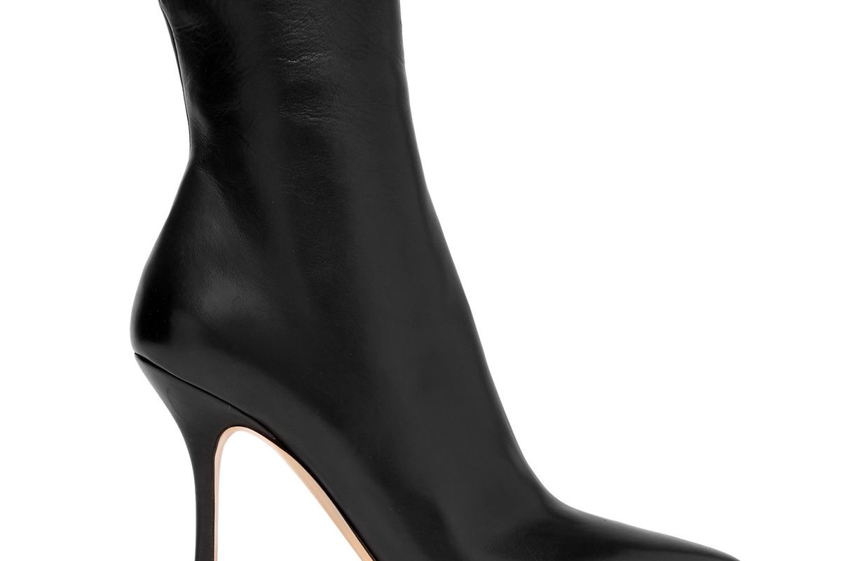 the row gloria leather ankle boots