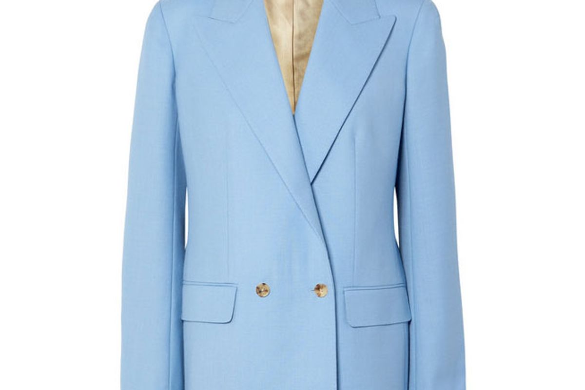 the row pesner oversized grain de poudre wool blazer