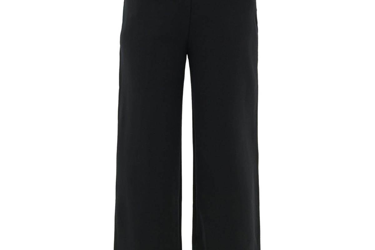 the row subira high rise cropped scuba wide leg trousers