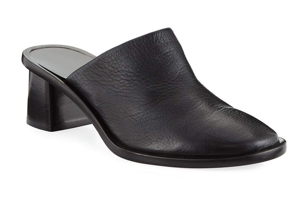the row teatime leather mules