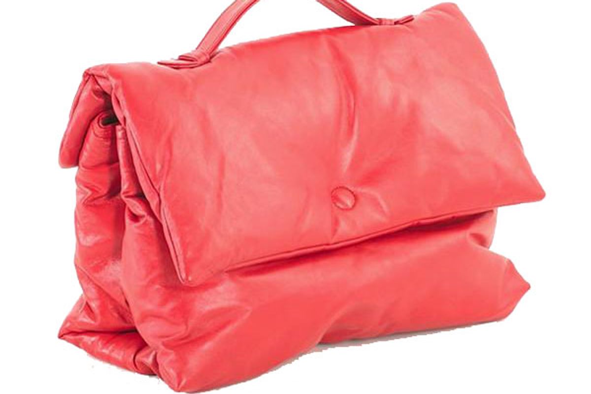 Soft Leather Pillow Bag