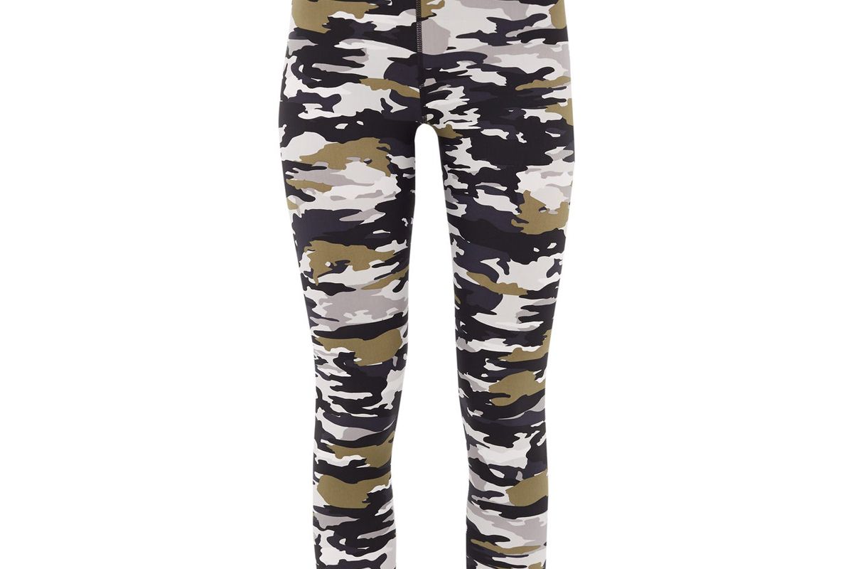 the upside pearl camouflage print technical leggings