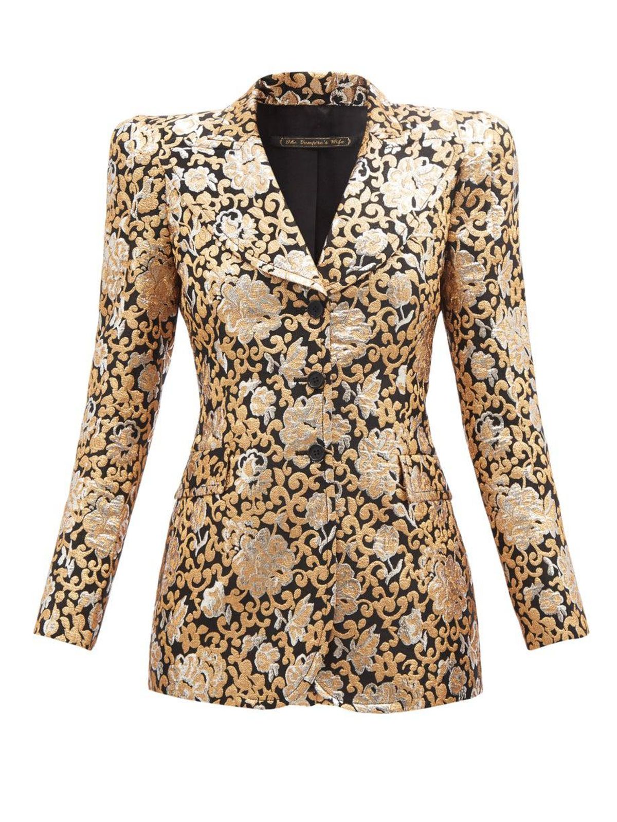 the vampires wife no 2 single breasted brocade jacket