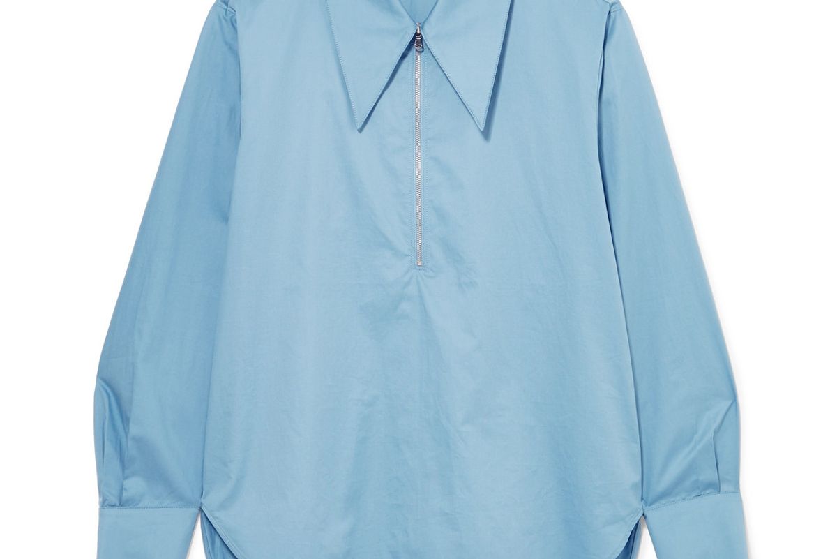 tibi cotton poplin shirt