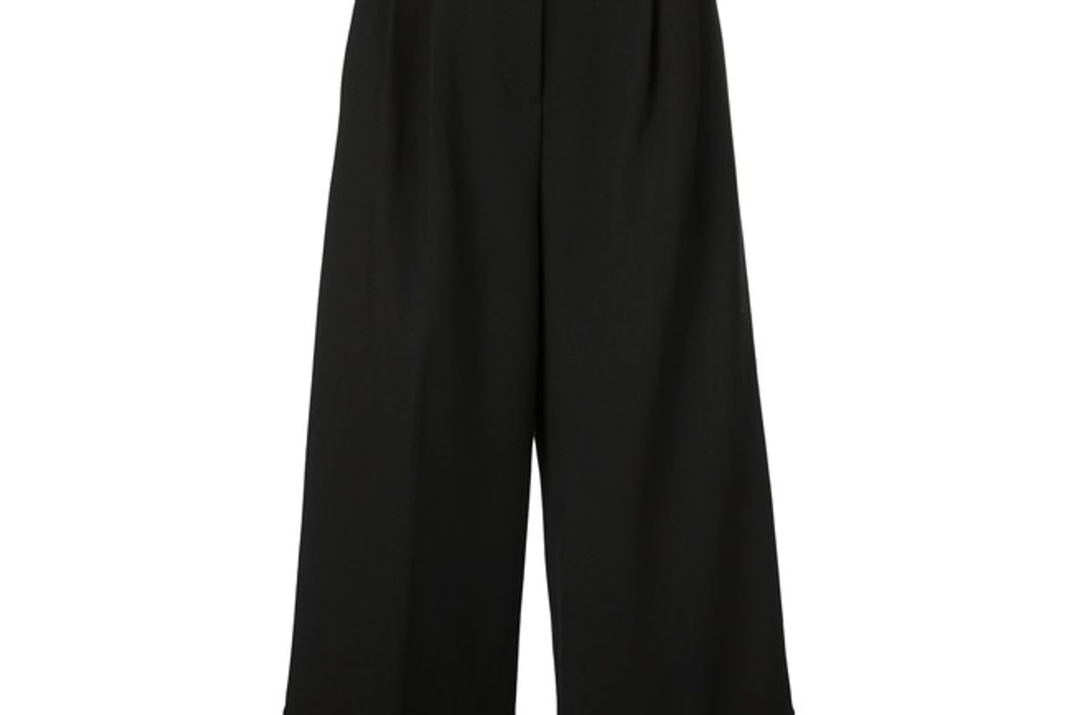 tibi cropped wide leg trousers