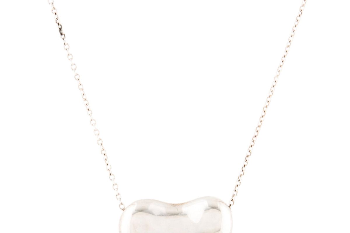 tiffany and co bean design pendant necklace