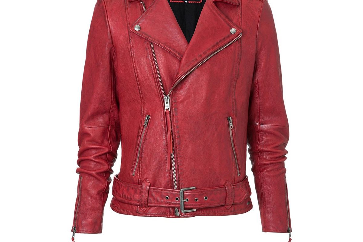 Ethan Biker Jacket with Belt