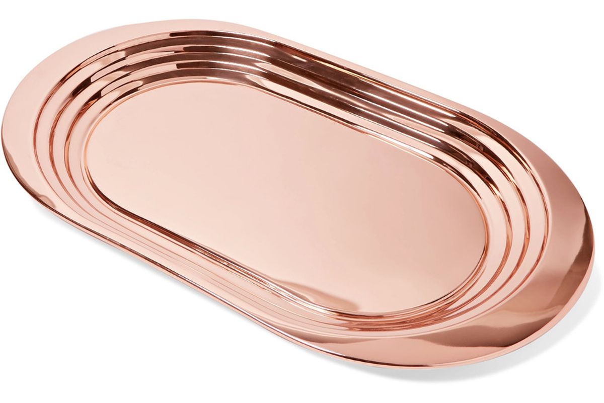 Plum Copper-Plated Tray