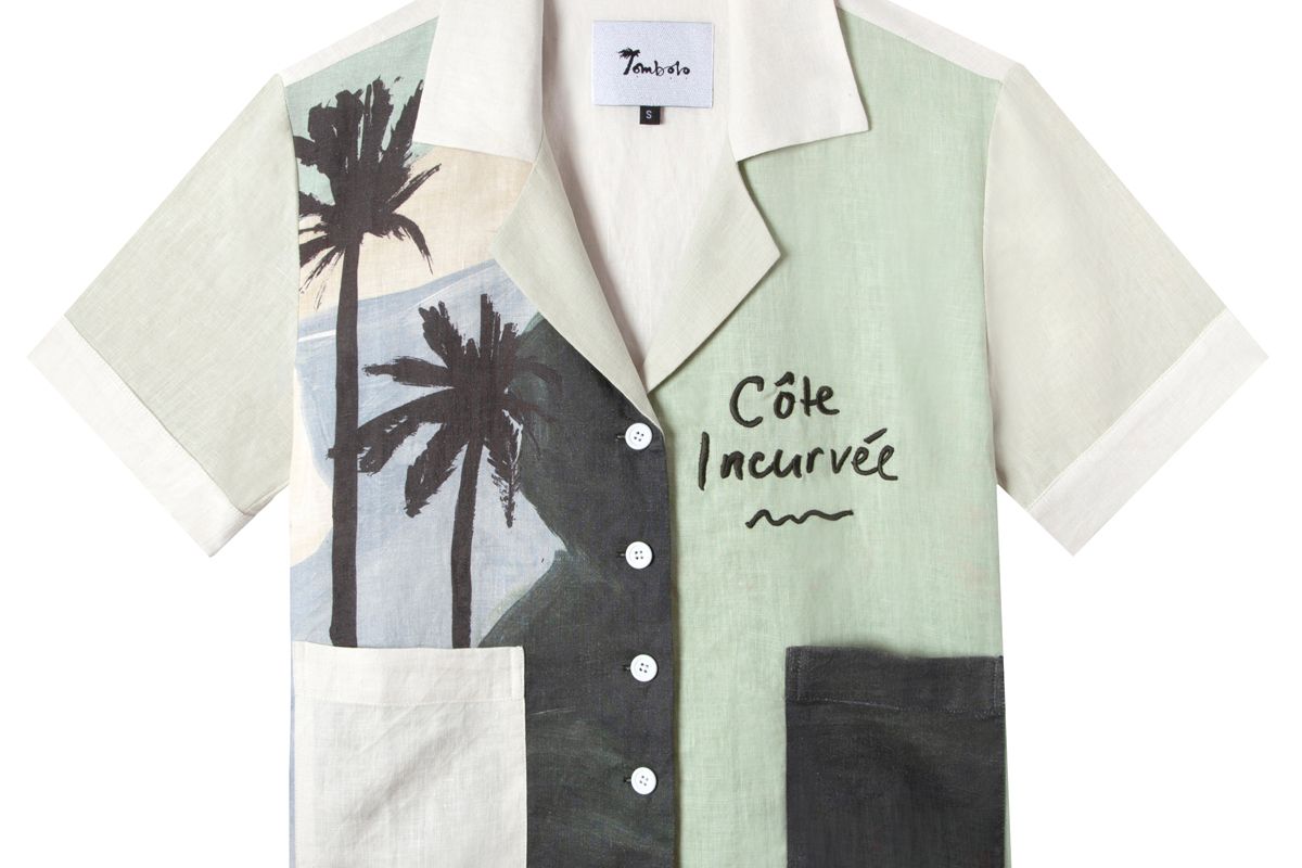 tombolo x hotel magique coast lines cabana shirt