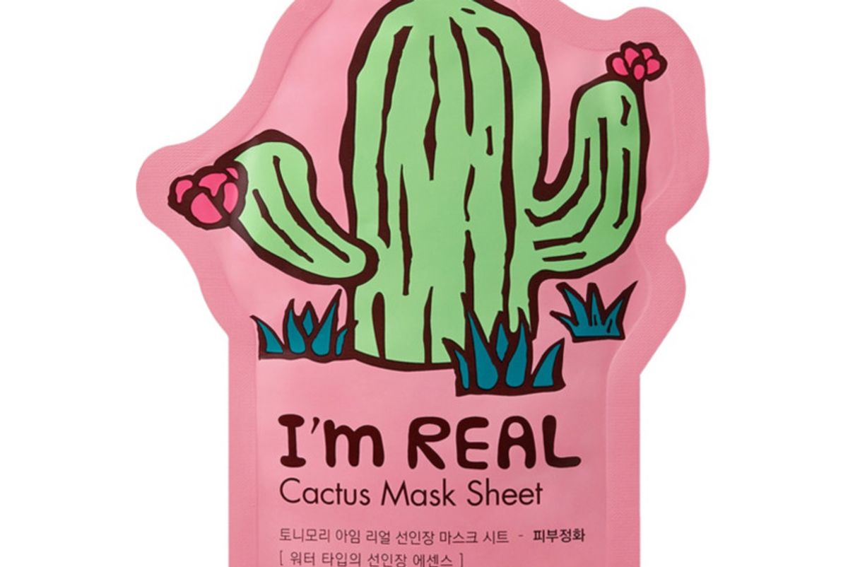 tonymoly im real cactus sheet mask