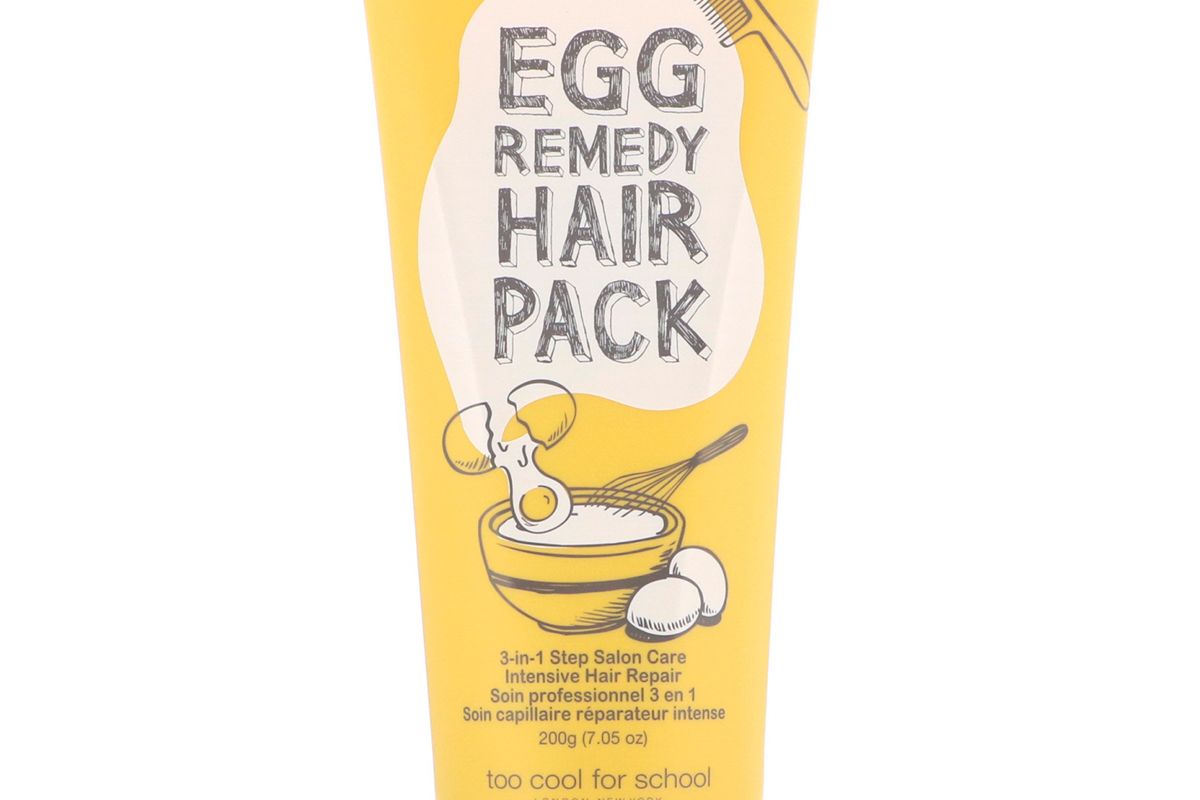 too cool for school egg remedy hair pack