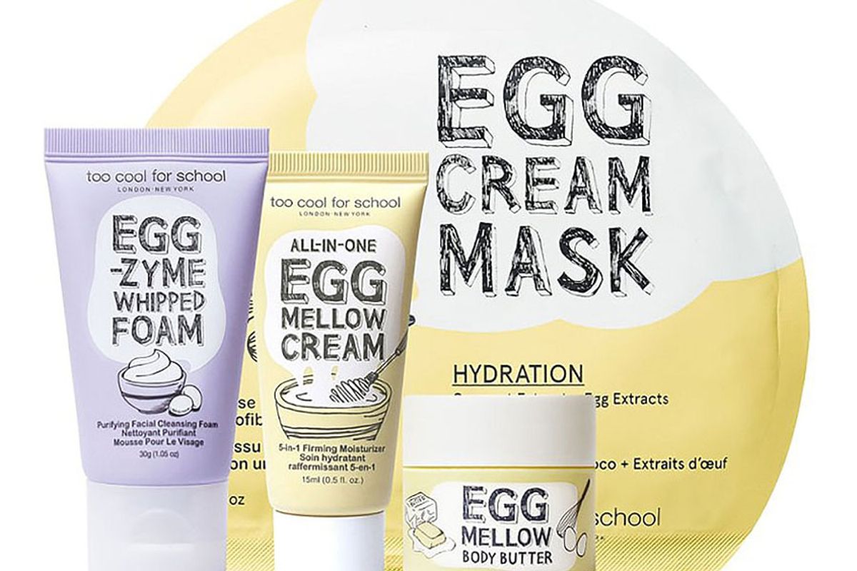 too cool for school egg ssential skincare mini set