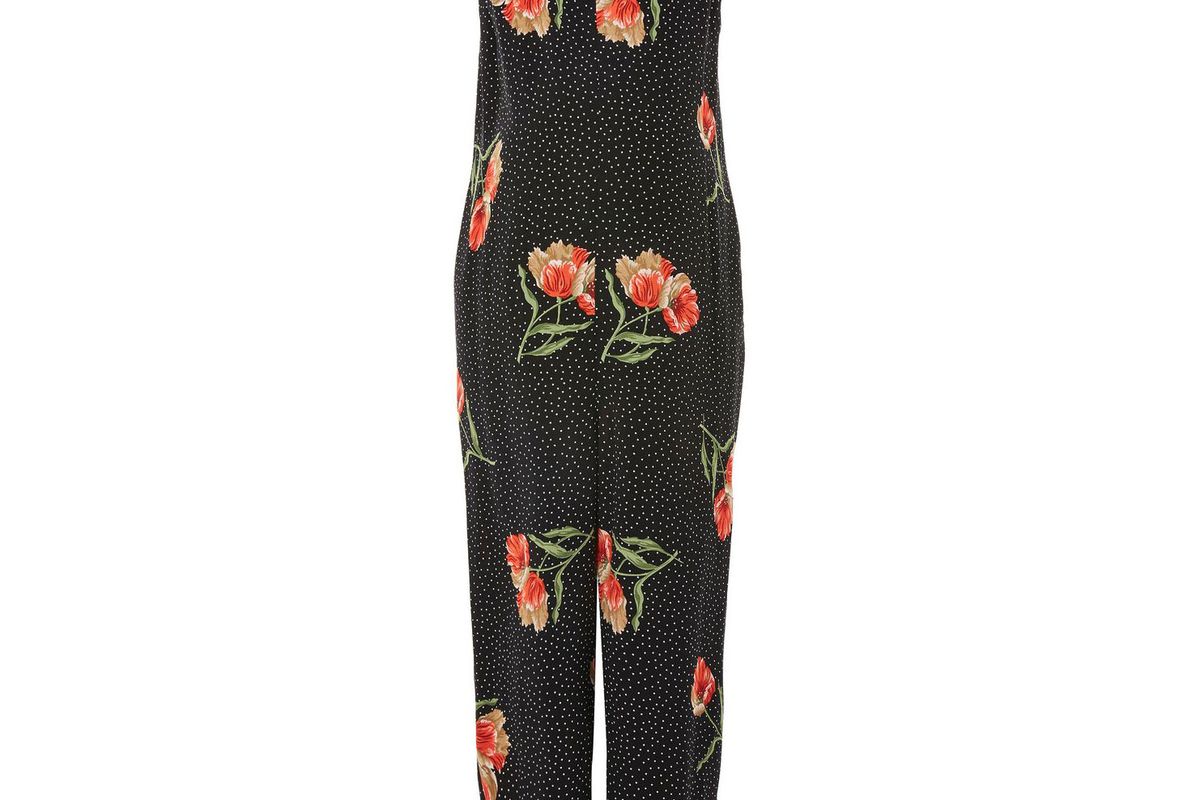 Maternity Floral Print Jumpsuit