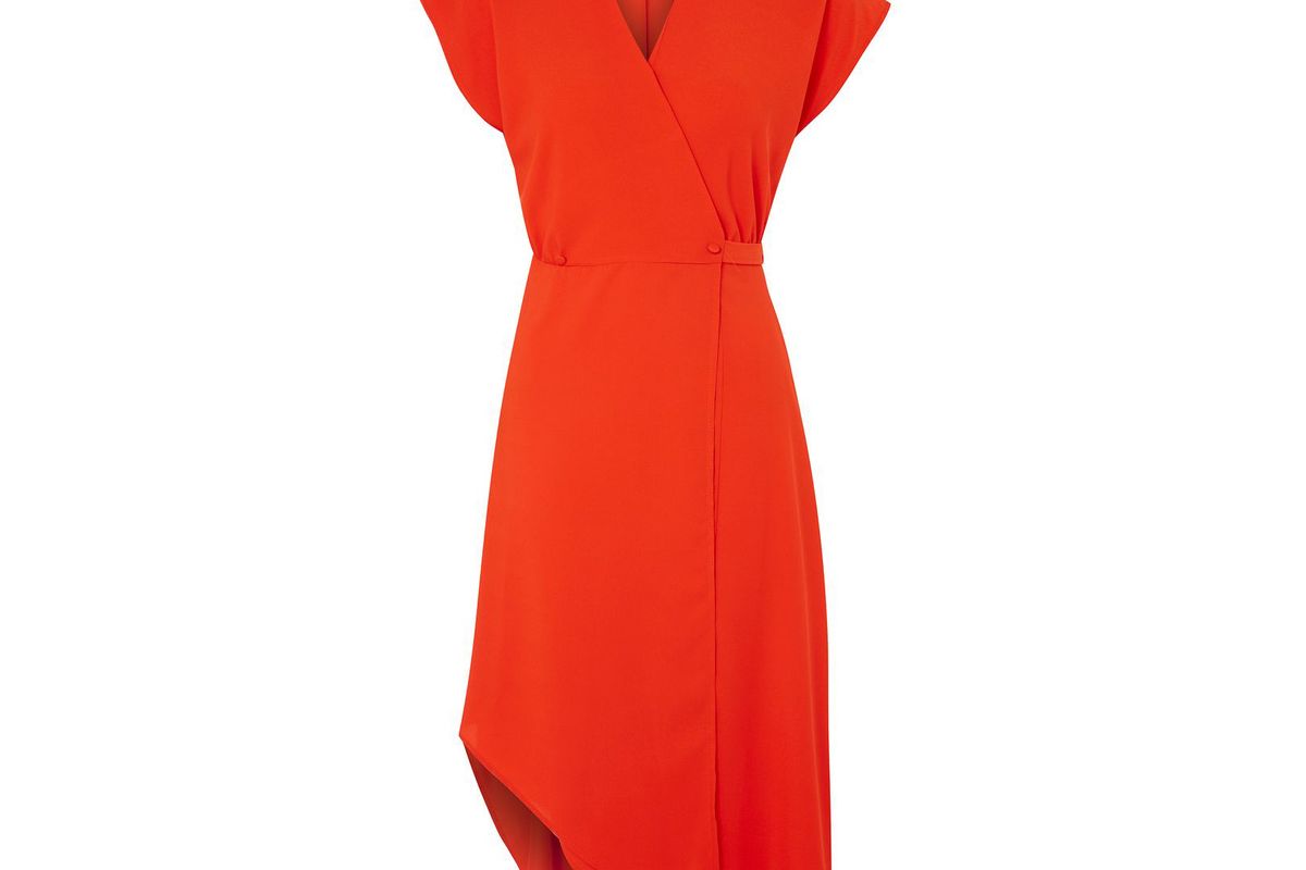 Asymmetric Wrap Dress