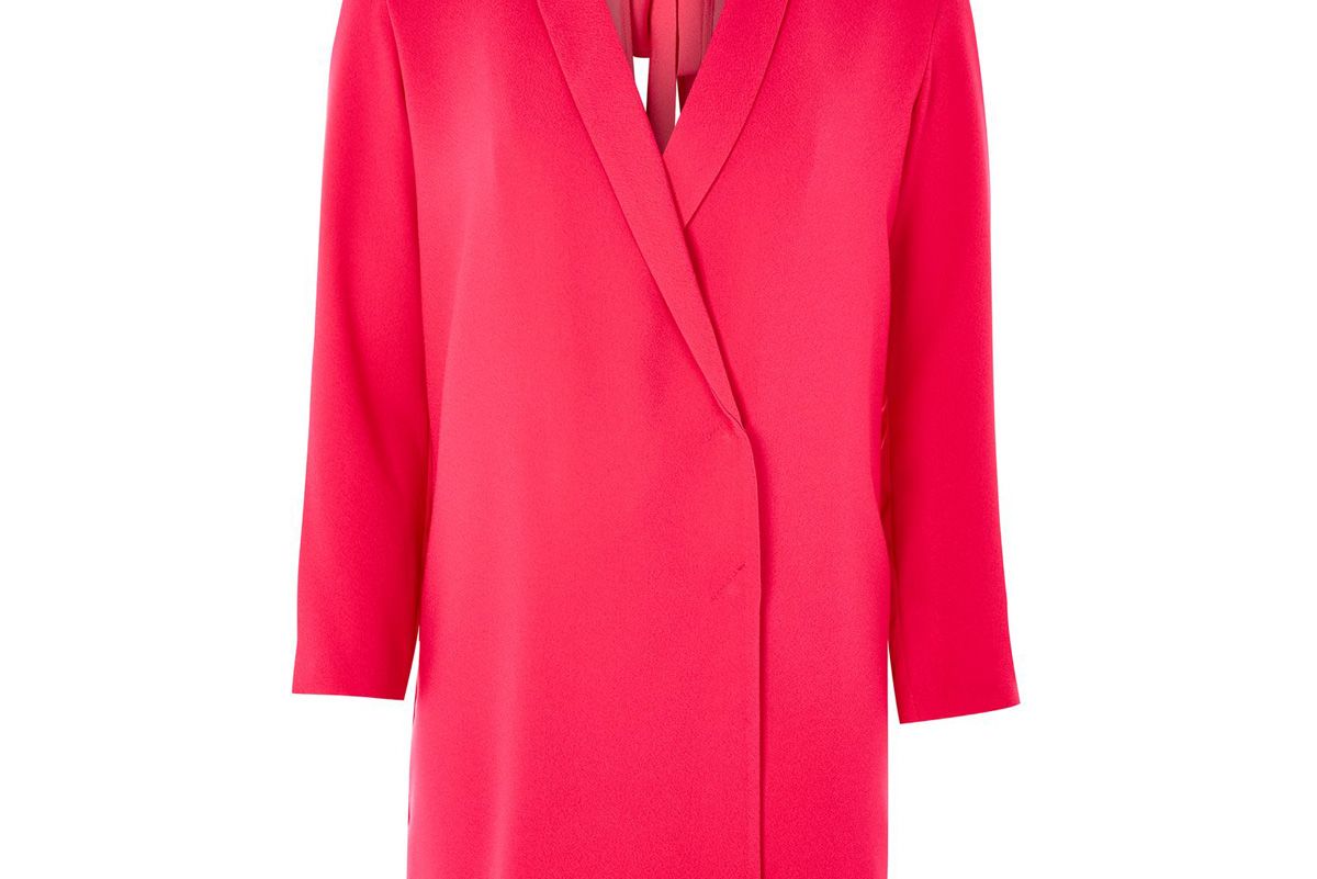 Bow Back Blazer Dress in Pink