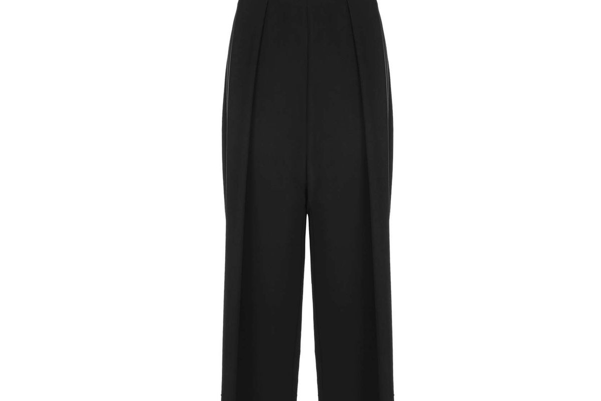 Cropped Wide Leg Trousers