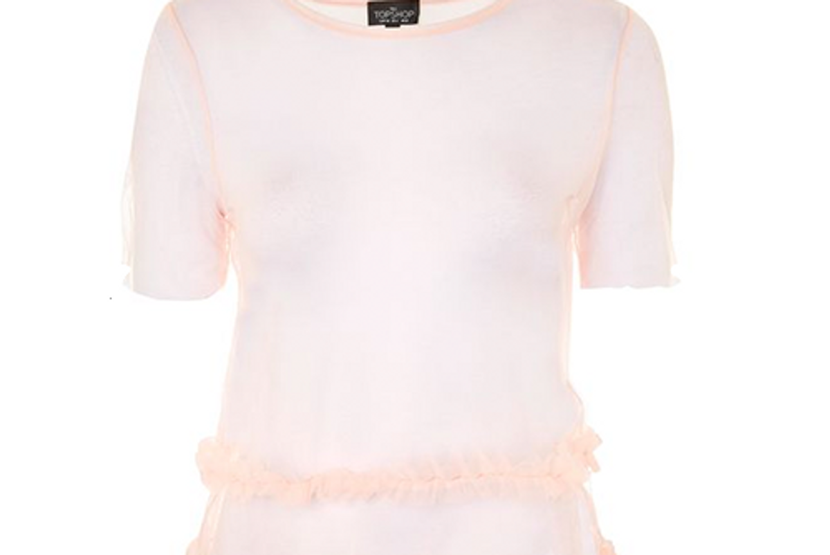 Petite Tutu Sheer Pink Shirt