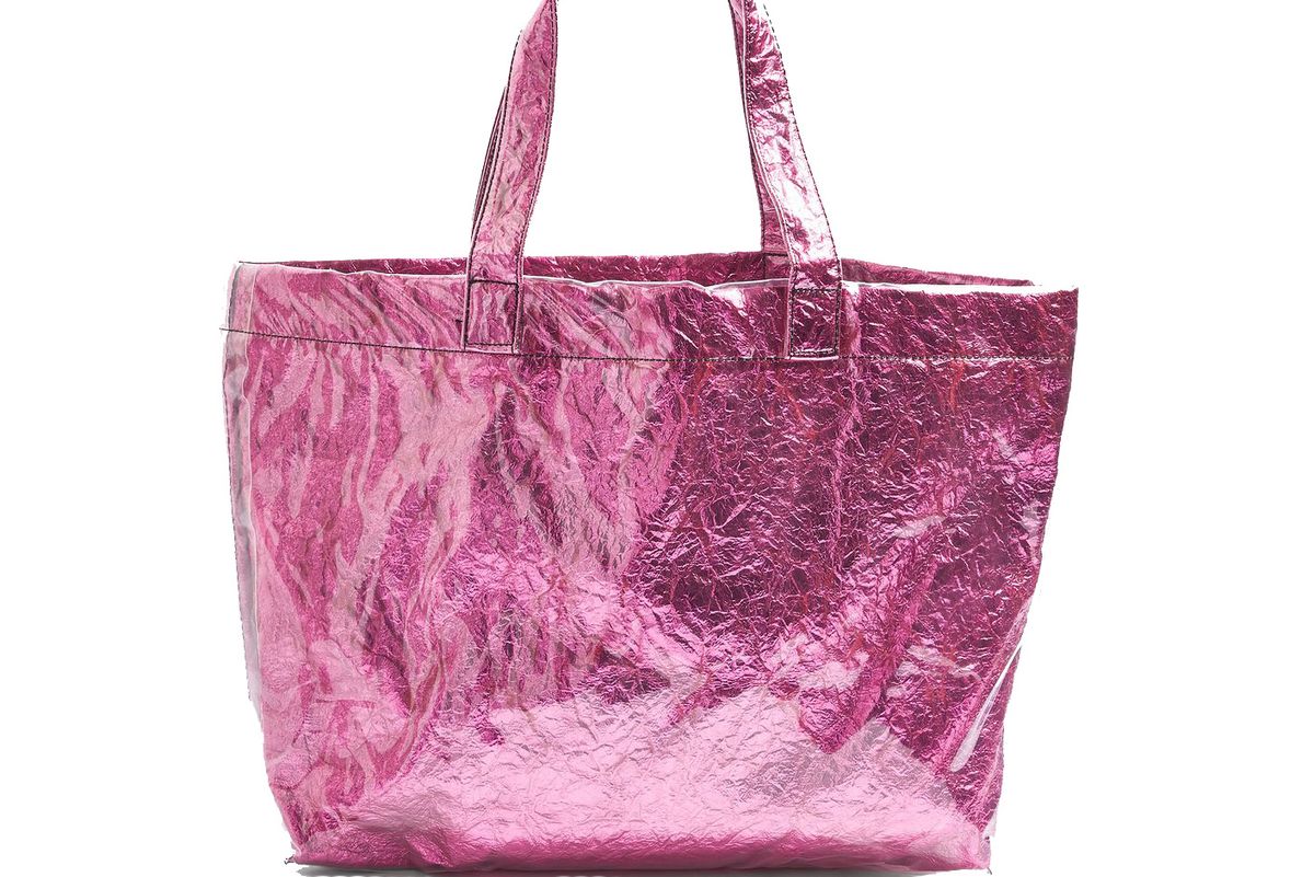 Sally Metallic Shopper Bag