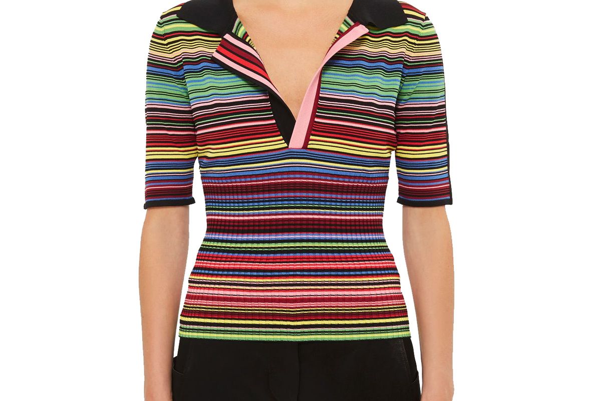 Hacienda Stripe Ribbed Waist T-Shirt