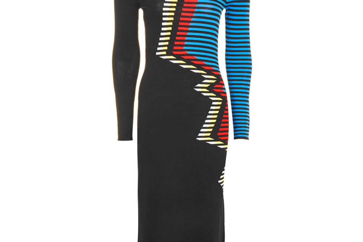 Zig Zag Pattern Dress