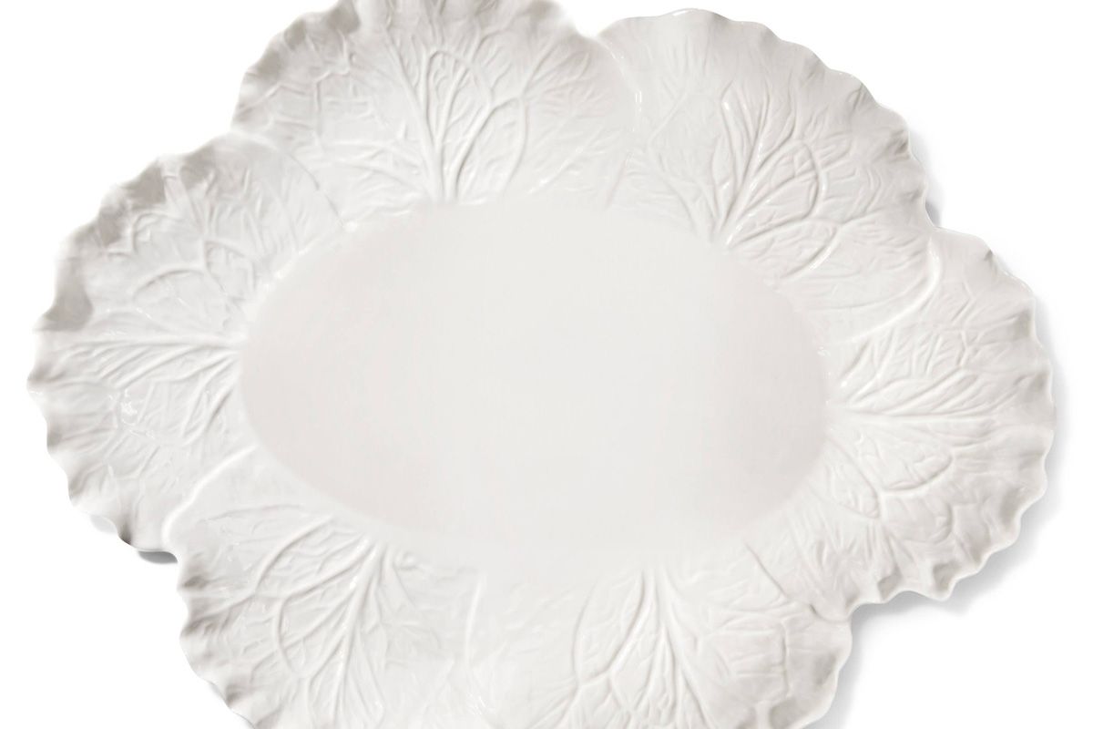 tory burch lettuce ware oval serving platter
