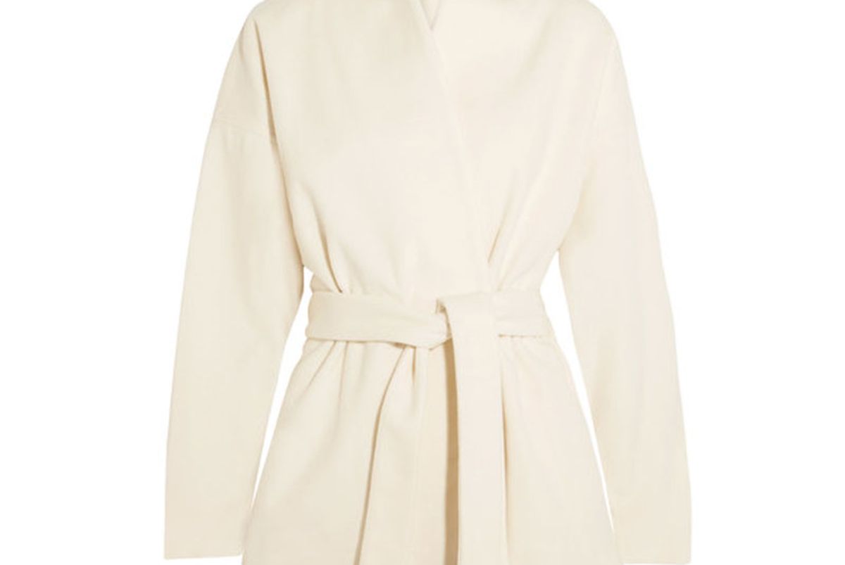 Zurs Belted Wool-Blend Jacket