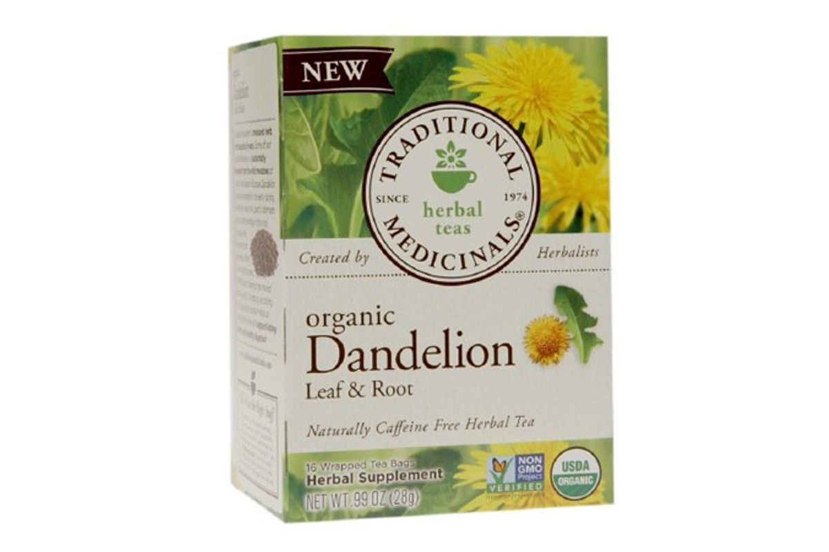 traditional medicinals dandelion leaf and root herbal tea