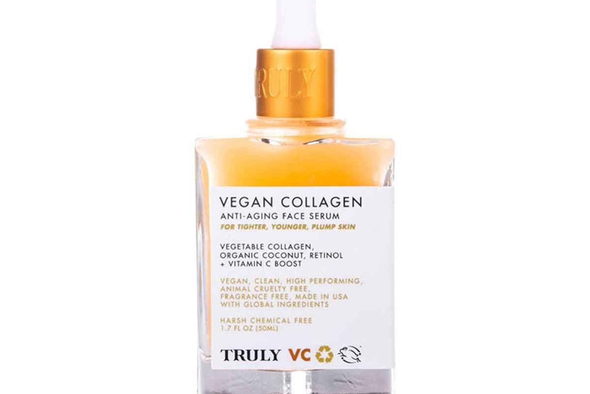 truly vegan collagen anti aging face serum
