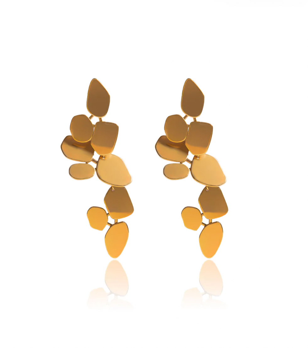 TSEATJEWELRY Leaf Earrings