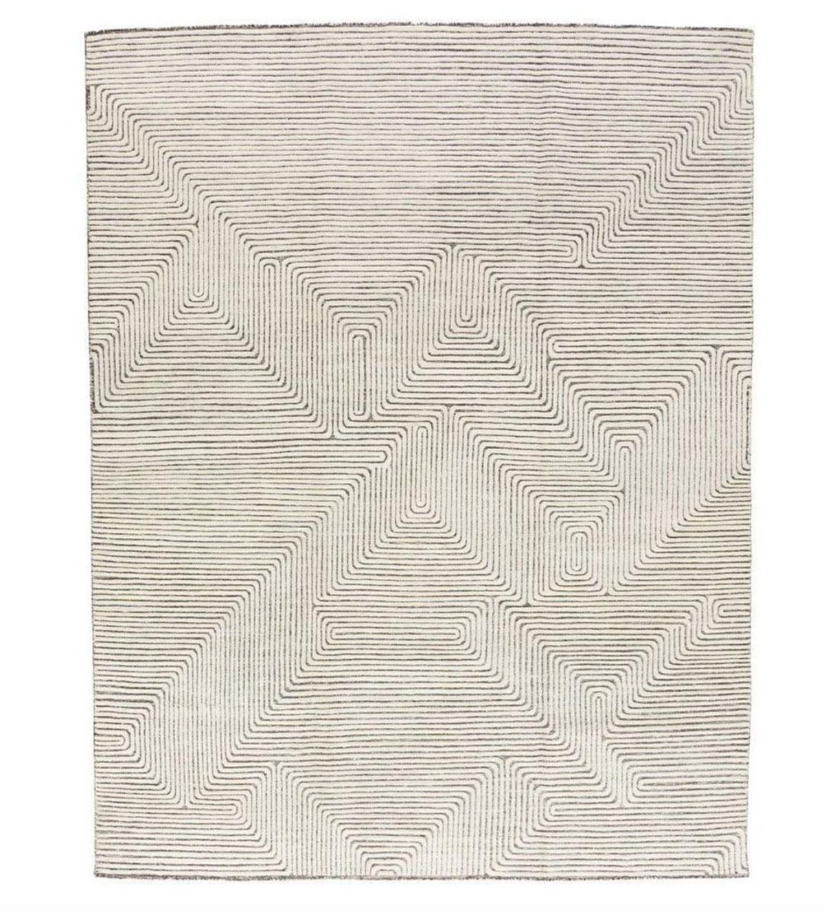 tufenkian plateau III ivory charcoal