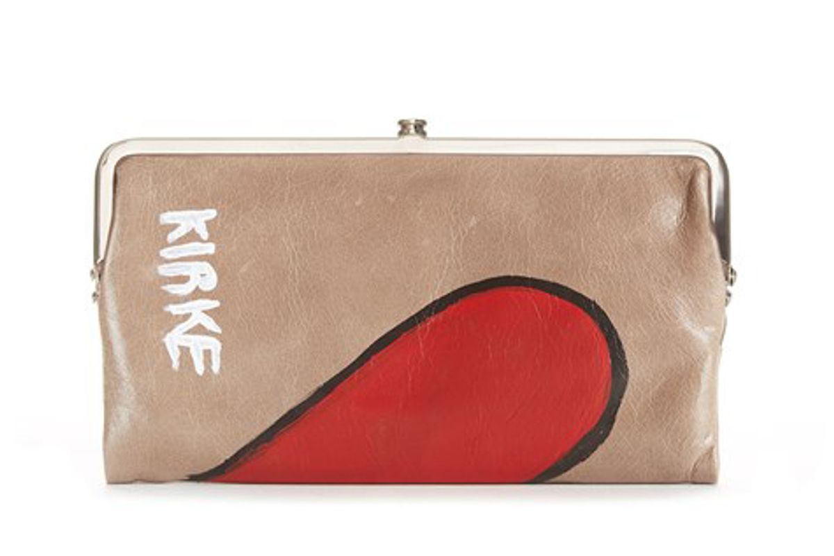 Two-Toned Heart Lauren Clutch