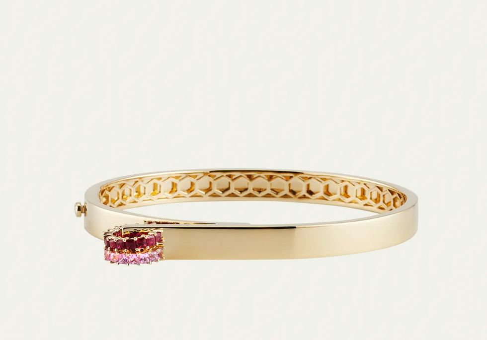 Type Jewelry  Amelie Ruby & Pink Sapphire Bangle