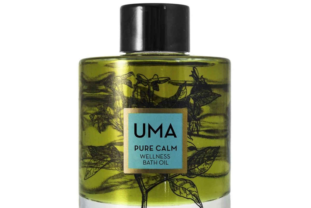 uma pure calm wellness bath oil