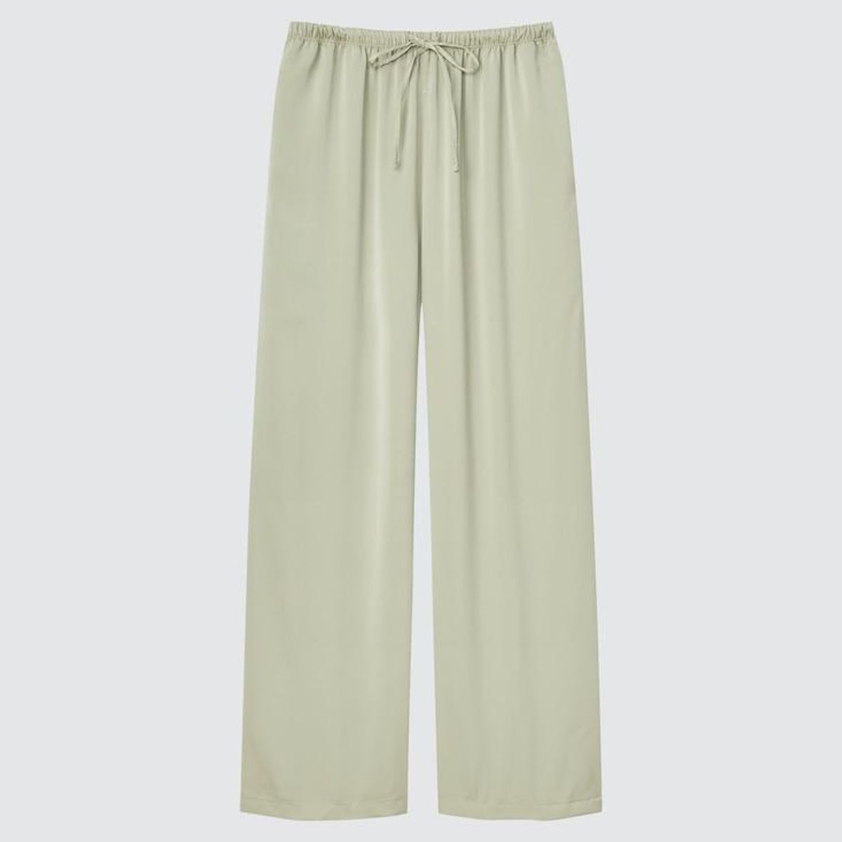 uniqlo satin straight pants