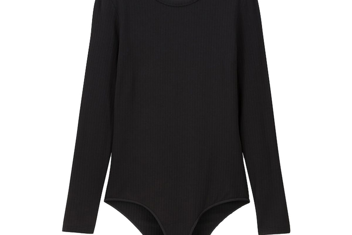 uniqlo women heeattech extra warm ribbed bodysuit