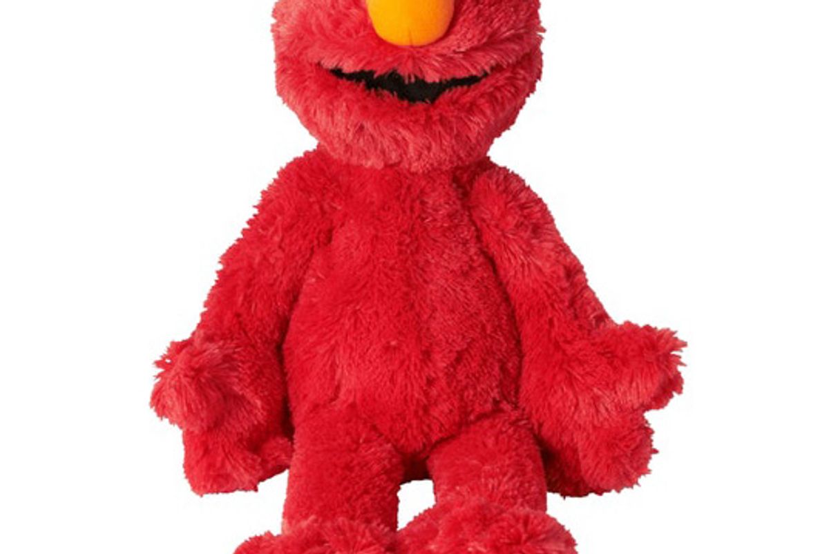 uniqlo x kaws x sesame street elmo plush toy