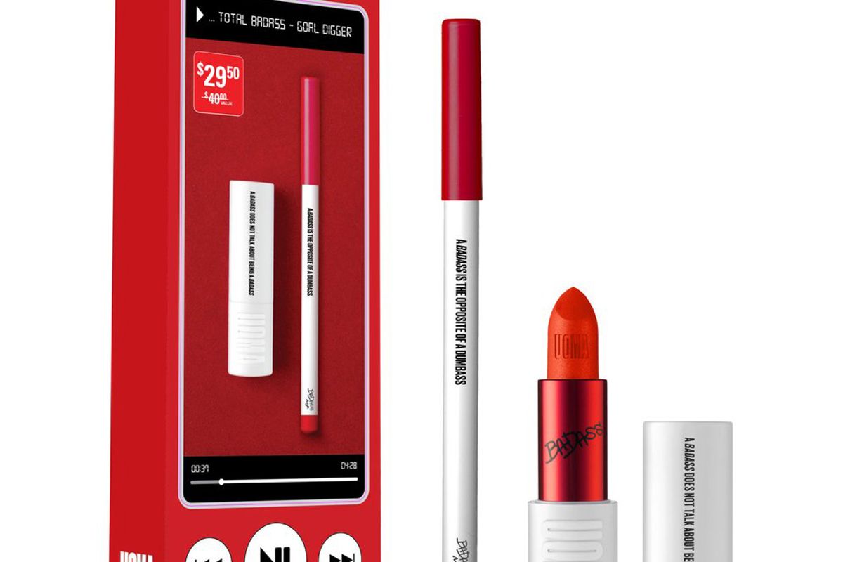 uoma beauty total badass lip kit