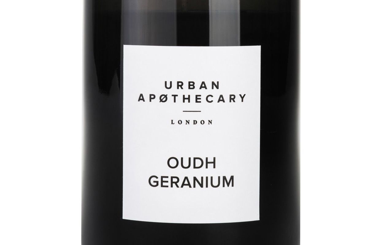 urban apothecary oudh geranium candle