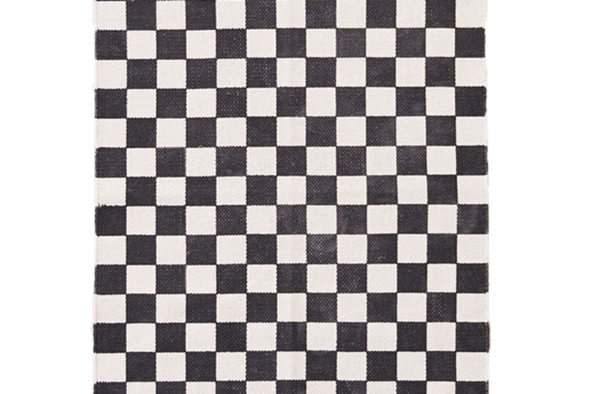 urban outfitters checkerboard printed rug