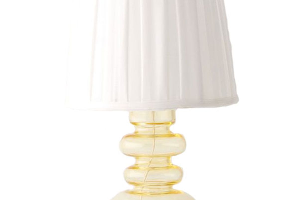 urban outfitters chole glass table lamp