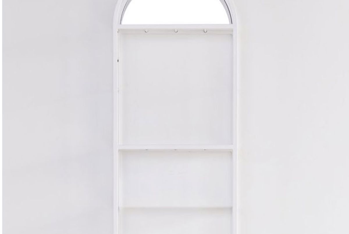 urban outfitters harper arc mirror wall shelf