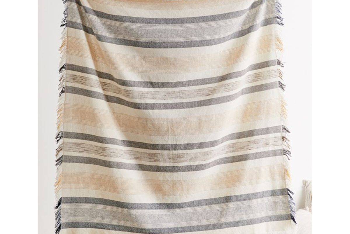 urban outfitters natural island throw blanket